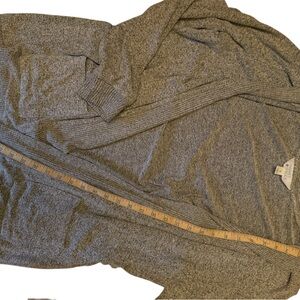 Market & Spruce Gray Long Open-Front Cardigan – Size XL